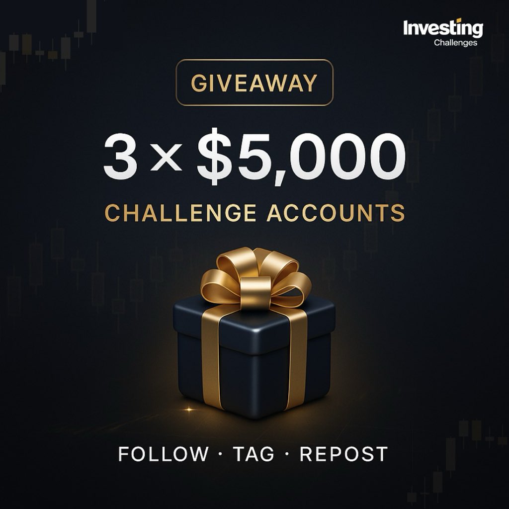 atwofgo's tweet photo. 🎉 GIVEAWAY: 3 × $5K Challenges!

How to enter:

• Follow @InvestingChalle @atwofgo 

• Tag 3 friends in the giveaway post
• Repost this post 🔁

Join my Discord https://t.co/AAVsBJP6NM

Also follow @ramon0897 @TRADEwith_TUNDE @New_owner1 @khaleepsonfx @alhajiabdul__fx @ChartVisionfx @ZicoFago @NAJIBABDUL02 

Winners soon