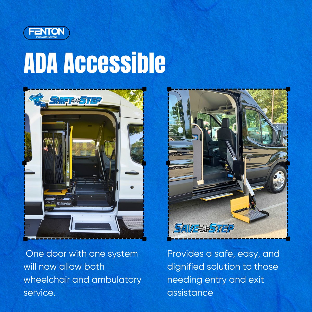 FentonMobility's tweet photo. School transport demands complete compliance and absolute reliability. 🚌 Keep your district's routes covered and skip the upfit wait times.

Call (716) 484-7014 to secure current school mobility inventory today!

#FentonMobility #AbiliTrax #SchoolVans #SchoolSystems https://t.co/tnlos3v69U