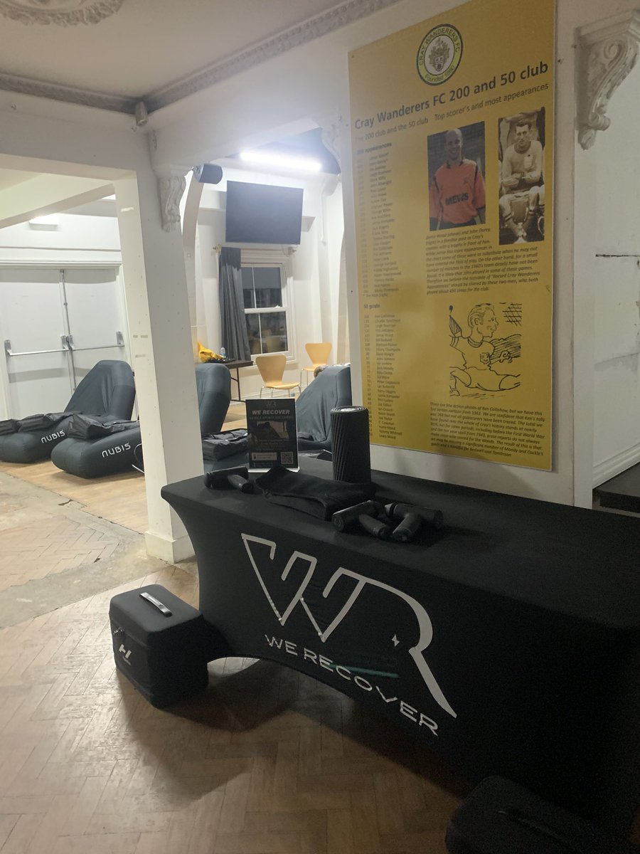 Little_Physio's tweet photo. Thanks so much @Kweku_Ansah and @WeRecoverOff so coming in. 

They’ve done an incredible job supporting @OfficialWands. As a physio I can’t put into words how valuable this is in helping me do my job. 

Hit them up for your recovery needs 💛
@IsthmianLeague https://t.co/zNkzLlNAUO