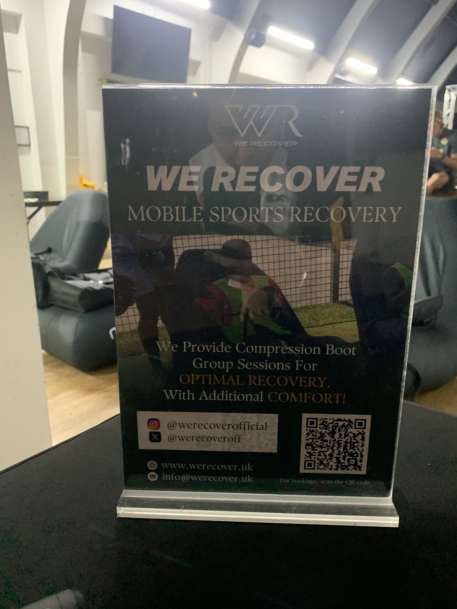 Little_Physio's tweet photo. Thanks so much @Kweku_Ansah and @WeRecoverOff so coming in. 

They’ve done an incredible job supporting @OfficialWands. As a physio I can’t put into words how valuable this is in helping me do my job. 

Hit them up for your recovery needs 💛
@IsthmianLeague https://t.co/zNkzLlNAUO