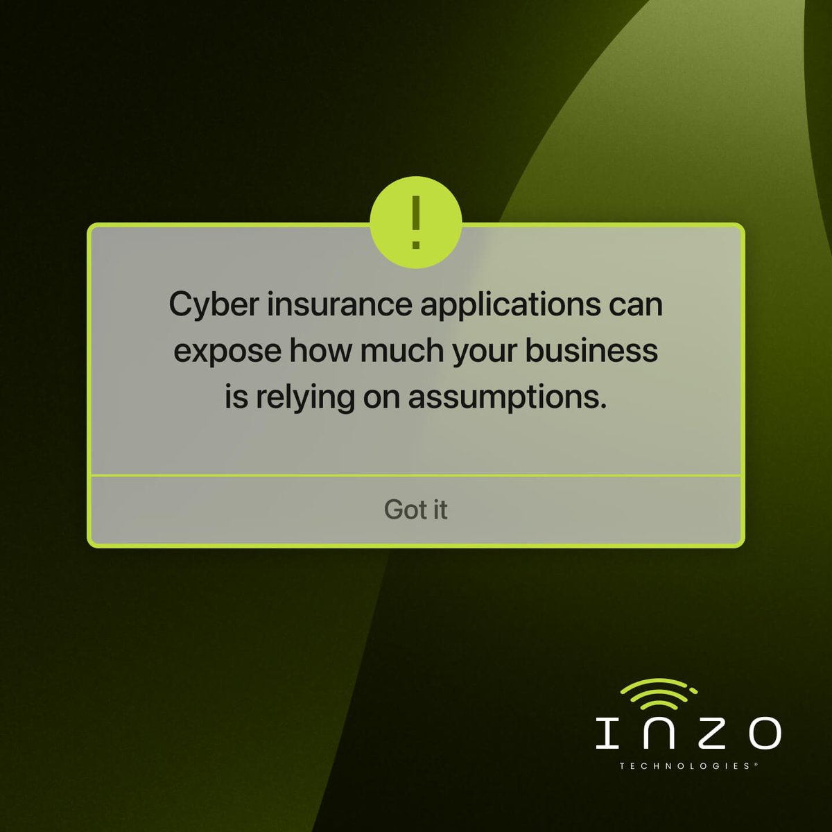 InzoTechHQ's tweet photo. Cyber insurance can help with financial exposure.

It will not magically restore your systems, answer customer calls, rebuild lost data, or make a messy incident response plan less messy. https://t.co/7iEnMpS2xH