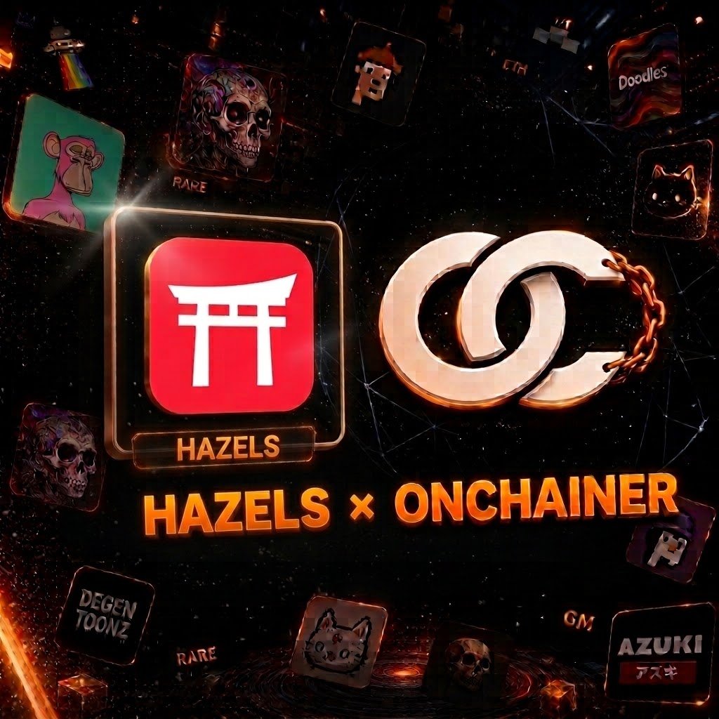 OnChainers_'s tweet photo. @OnChainers_ x @0xhazels  collab secured.

6x GTD WL raffled via tessera 🎉 https://t.co/wOg2HyKBNF