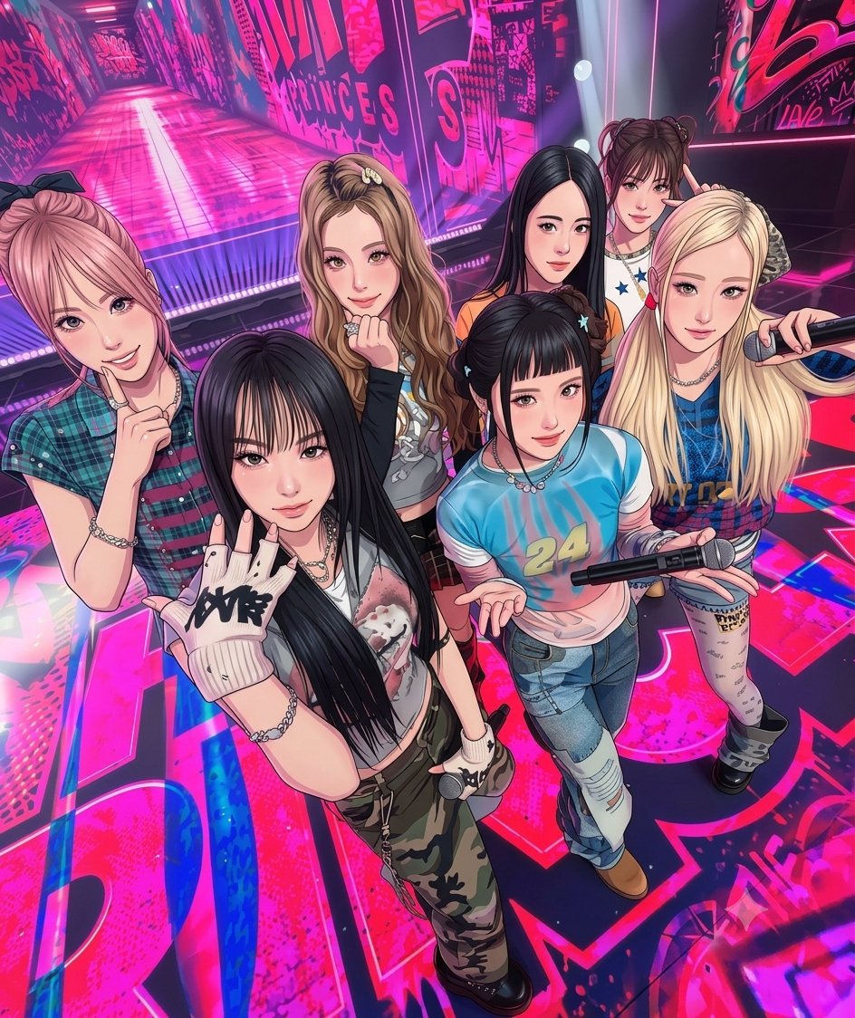 remine4416's tweet photo. H//PE Princess  "AWA"
曲は「周りが何を言おうが、そんな雑音は無視して自分たちの道を行く」系の強気なヒップホップ🎶

#하입프린세스 #ハイププリンセス #KPOP https://t.co/8zObsv8p3u