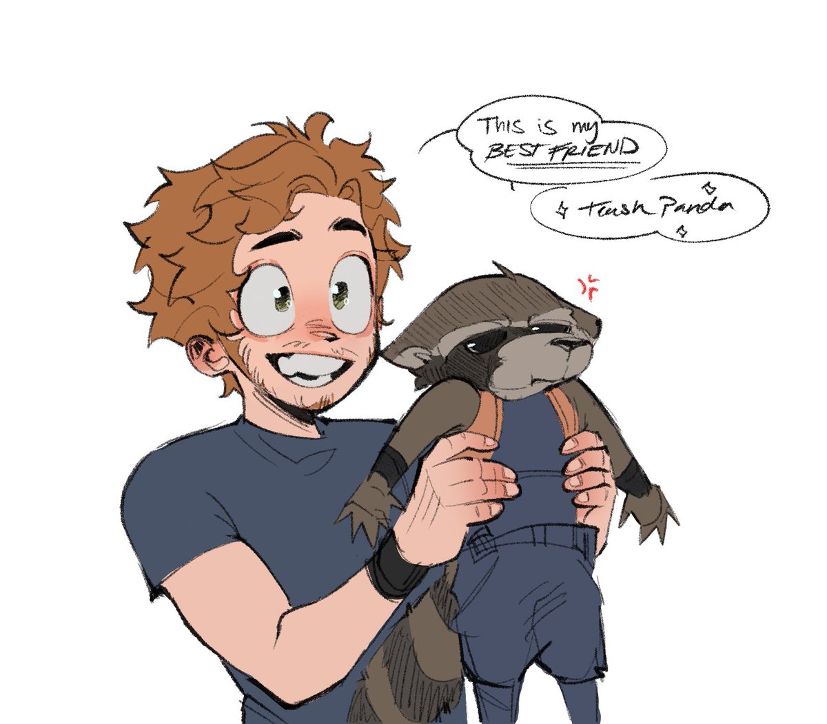 sketchyvero's tweet photo. He doesn’t mind the nickname anymore 
#gotg #rocketraccoon https://t.co/ATp2Rtoch5