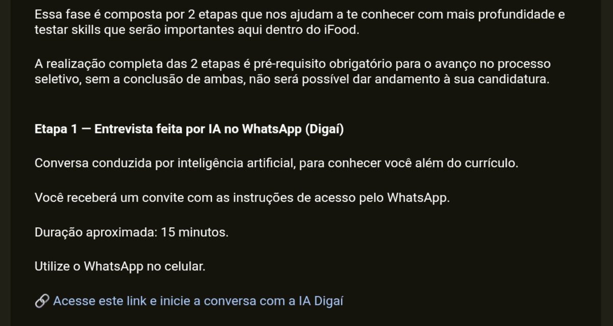GiGiraldeli's tweet photo. ENTREVISTA COM IA https://t.co/0MpW7bycQs