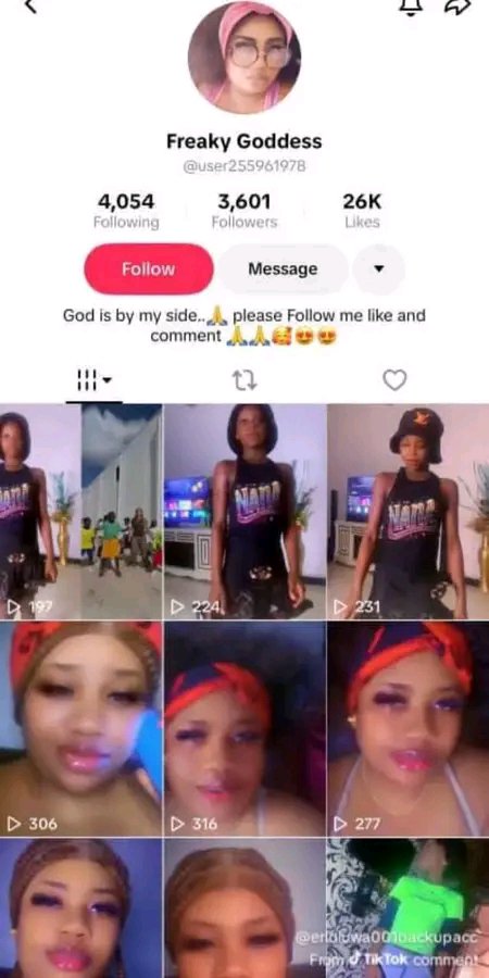 MercyG10306's tweet photo. This woman here is using dildo to s£xually abus£ her daughter,record it and broadcast it on the internet . She usually post it on an app,where she gets paid . That child needs to be taken away from her . Dear @police do something about this . She needs to be behind bars . 

Edit: she has been caught. Check the second picture. The ldiot is saying that it's AI . Stup!d woman