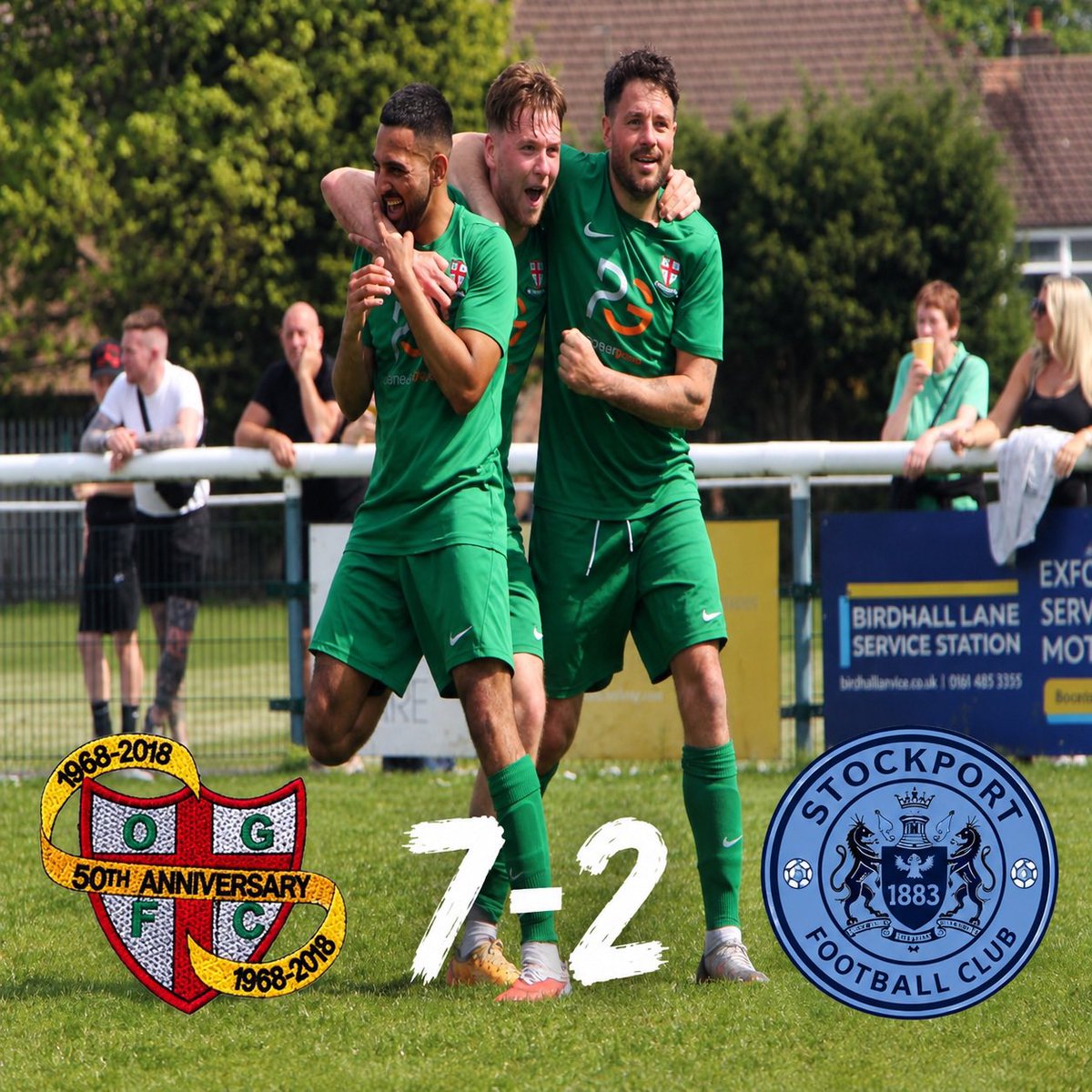 OffyGreenFC's tweet photo. OGFC 7-2 Stockport 1883

Great result &amp; performance from the lads - going in at HT 3-2 up, to then scoring 4 in the 2nd half without reply💚

⚽️⚽️⚽️@CarlPengy 
⚽️⚽️@_jamiejwalsh 
⚽️@alfieclayton__
⚽️OG

🅰️🅰️🅰️@WazAkram 
🅰️🅰️@_jamiejwalsh
🅰️@millsy_06  
🅰️@CarlPengy 

MOTM - Waz https://t.co/xTHcQMEG3I