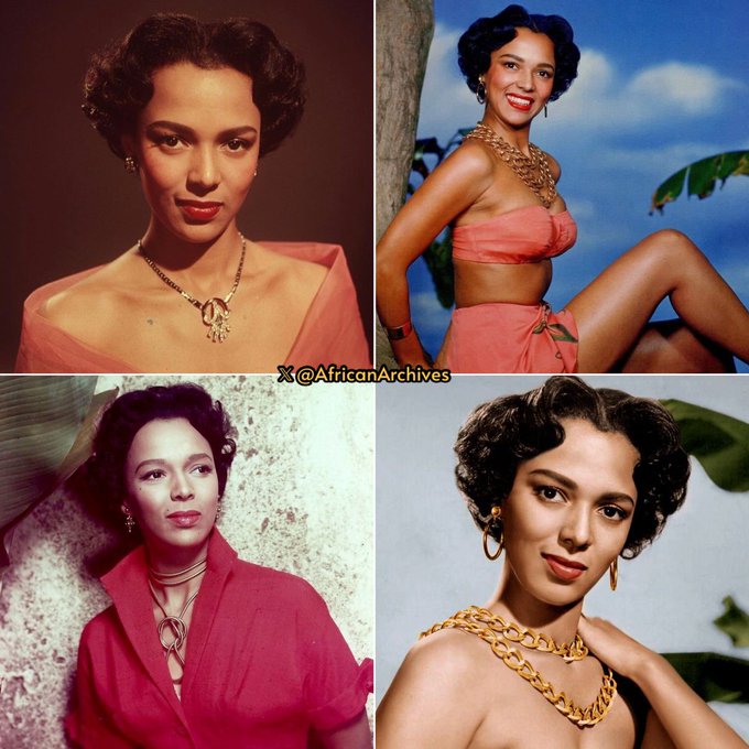 AfricanArchives's tweet photo. On this day in 1965, Hollywood starlet Dorothy Dandridge died. She was 42. 

Dorothy Dandridge was a trailblazing black actress and singer. She rose to prominence in the 1950s as one of the first black actresses to achieve mainstream success in Hollywood. Dandridge's talent and beauty captivated audiences, and she became a symbol of elegance and grace. She starred in notable films such as "Carmen Jones," for which she earned an Academy Award nomination, and "Porgy and Bess." Dandridge faced racial discrimination and limited opportunities in the film industry but left a lasting impact on the entertainment world. Her legacy as a talented performer and barrier-breaking artist continues to inspire generations.
