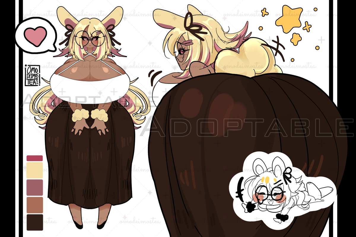 omodeimostea's tweet photo. 𝓐𝓭𝓸𝓹𝓽

Shy Lopunny Gal✨

Curvy, shy, and very tidy she's the kind of girl who gets the job done without saying a word,  not because she can't speak but because sheusually doesn't see the point in talking when she can simply show what she means

𝓼𝓫50
𝓶𝓫3

#oc #digitalart https://t.co/yUqYzupnfR