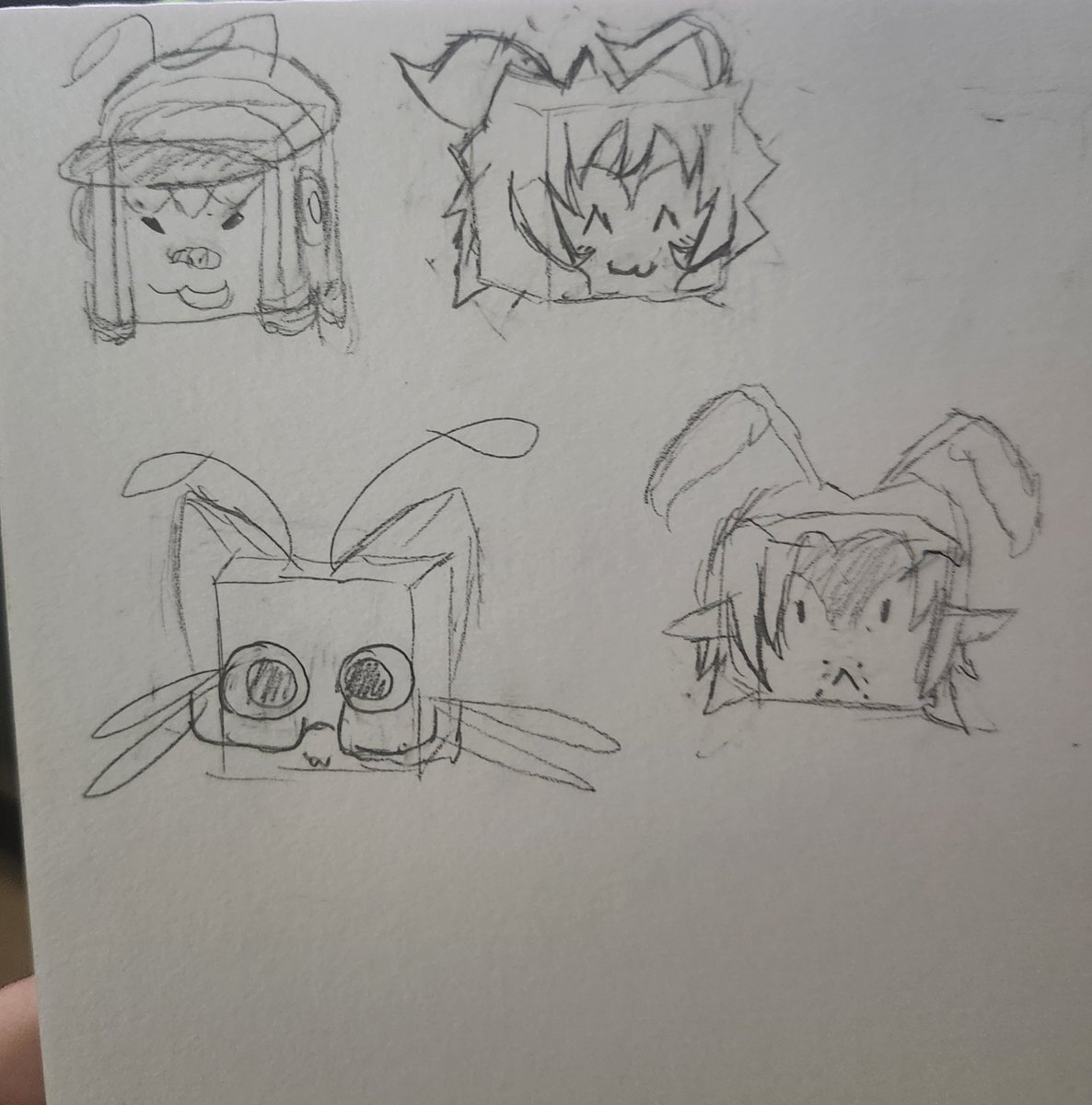 Catberyi's tweet photo. Turned my friends into cubes!!!! https://t.co/AQ90ukVfWb