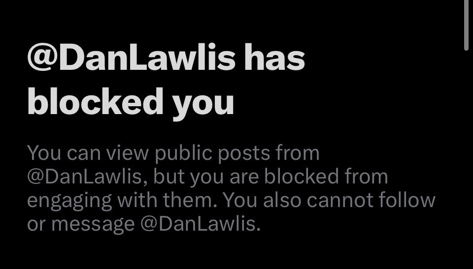 Desertnomadnv's tweet photo. @LordRaptor_WC @Ulfhednar927 @DanLawlis @studentofgodd All I said is he wouldn’t watch it and he blocked me as well. https://t.co/IlXWZ7daBk