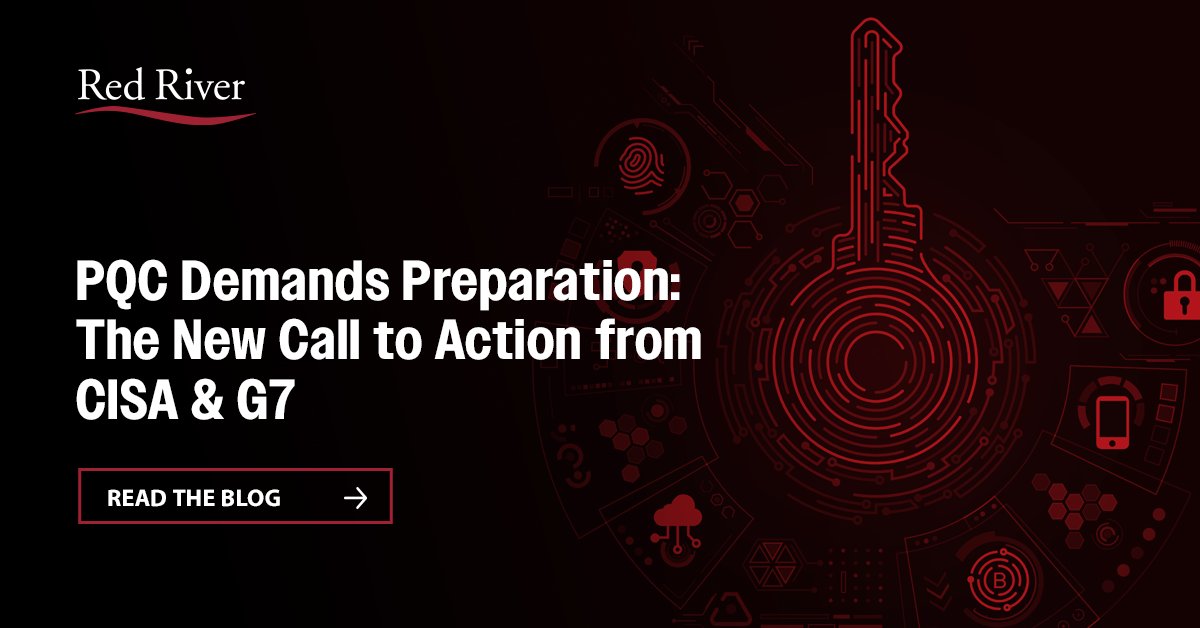 ThinkRed's tweet photo. PQC preparations are a global imperative.

In our blog, we explore the impact of the recent CISA and G7 announcement on PQC and how organizations must prepare for the quantum era. Read now: https://t.co/sQ0TyXL5TN

#PostQuantumCryptography #PQC #GovTech https://t.co/TVWXlZMqUd