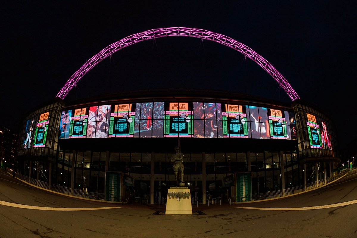wembleystadium's tweet photo. Not quite “Here we go again” 🤍 https://t.co/48dTBdZw3W