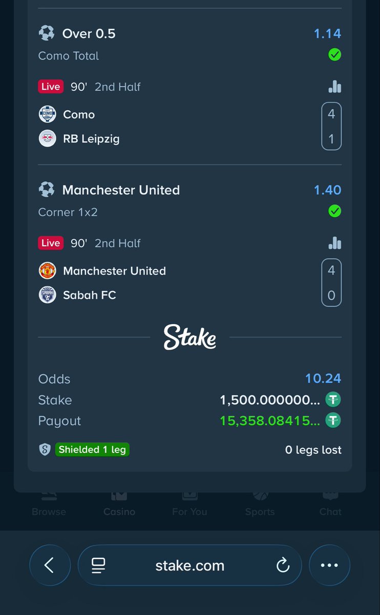 Mrbankstips's tweet photo. ANOTHER BOOMGRATULATIONS ✅✅✅✅✅✅✅✅✅✅✅✅✅✅✅

65 ODDS UCL BOOM✅✅✅✅✅✅✅✅

It’s been B2B2B2B wins this month 🍏🍏🍏

GOD IS THE GREATEST ✅✅✅✅✅✅✅

$114k in the bag today 🍏🍏🍏🍏🍏🍏🍏

Join stake via link https://t.co/zNIDVi9VVx

Promo code banks 

Telegram https://t.co/onNA2IpWas

Whatsapp https://t.co/8EVUEcpEQV

Cheers 🍻