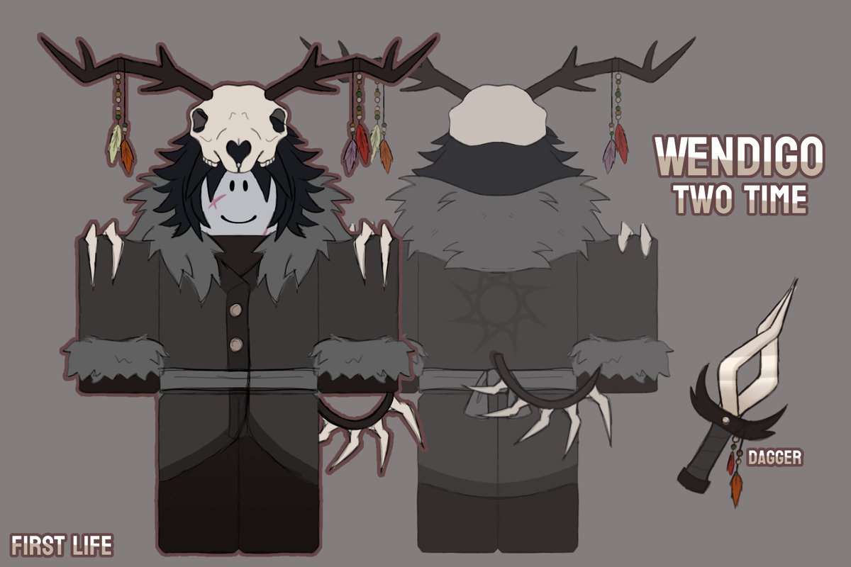 JudyyJun's tweet photo. I like the idea of Two Time as a Wendigo because of the lore... And because I like Wendigos
#forsakenTombstone #twotime https://t.co/WdSDHY2HyE
