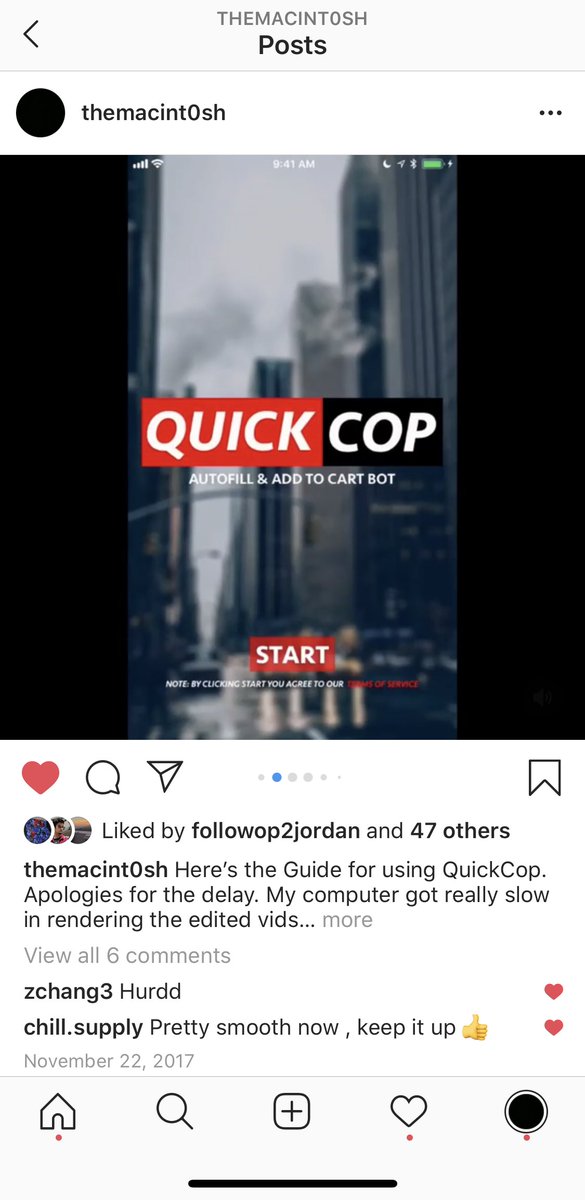 themacint0sh's tweet photo. It's refreshing to see OG's from sneaker twitter popping up on my feed again. Can't forget the days waiting for Yeezy Supply to drop their password page, PS5 days, bogos, offwhite restocks, and giving backend info for drops like Travis (which I still do)

While I don't restock often, I've still been evolving QuickCop every year with my userbase who've been with me for almost a decade now. Next year is gonna mark 10 years of QuickCop so expect a lotta restocks coming up soon

Thank you all for the love all these years, as always ❤️