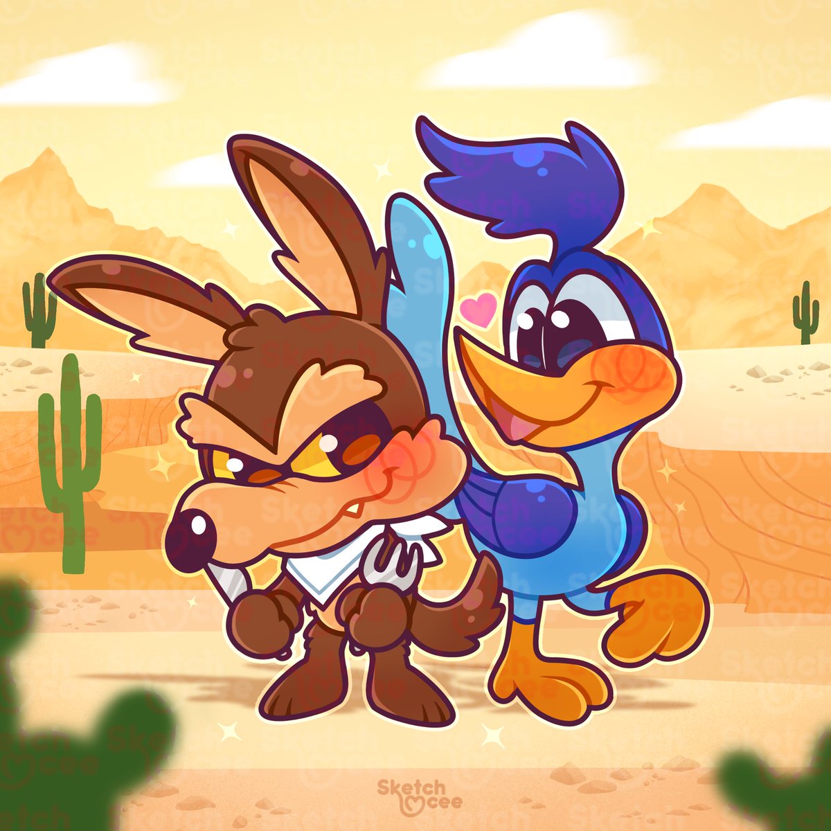 Sketchcee's tweet photo. They’re better together🧨🤍
#coyotevsacme #wilerunner https://t.co/RSbHgZnkEK