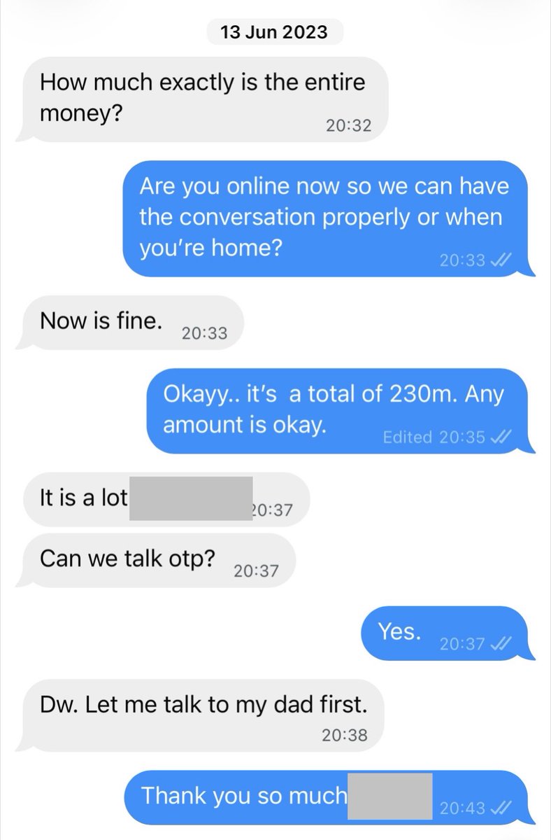 0xkitng's tweet photo. I agree. We weren’t even dating when this happened, lol. She put about $100k of her savings, which was over 70m at the time, into my company, and her dad completed the rest.

My parents had just paid off a huge amount of debt my business had accumulated during COVID. I genuinely couldn’t bring myself to go back to them and ask for more money for this project after they had already done that much for me.

She saw how I was behaving, how sad I was, how I left my parent house and all that, and she decided to help me without even asking 

I didn’t break that trust though. I paid her and her dad back around December 2024.