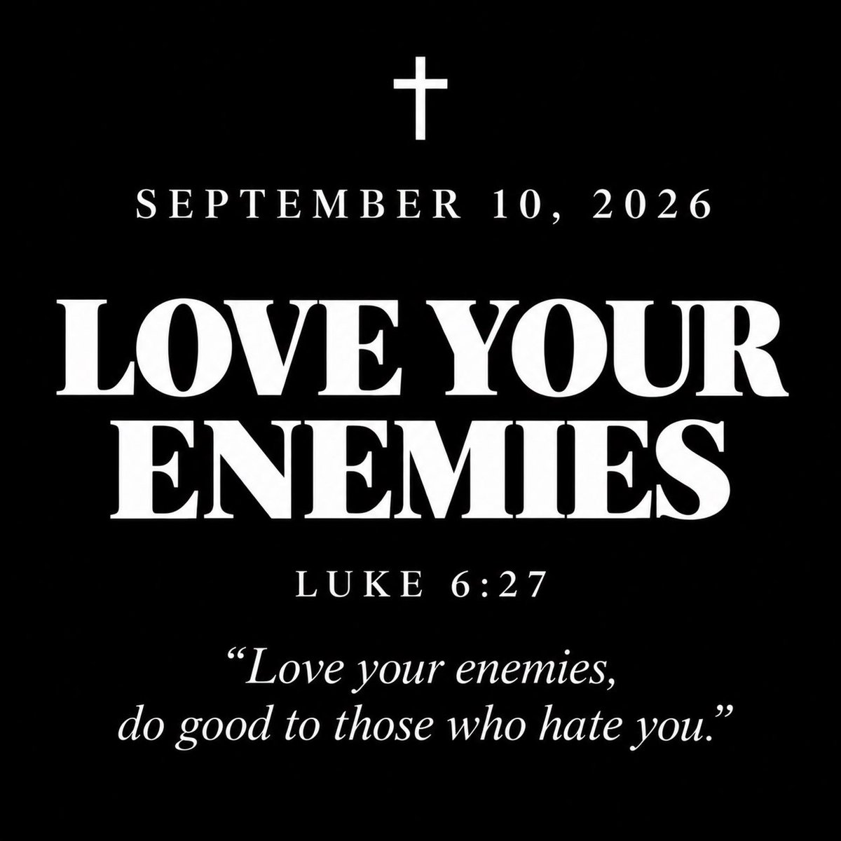 faithbridgeproj's tweet photo. 📖 Daily Devotional | Love Your Enemies

Jesus calls us to love even those who hurt us.

That doesn’t mean ignoring wrongs or allowing ourselves to be mistreated. It means refusing to let anger, hatred, or resentment control our hearts.

#DailyDevotional #FaithBridgeProject https://t.co/FPIWdI8TX7