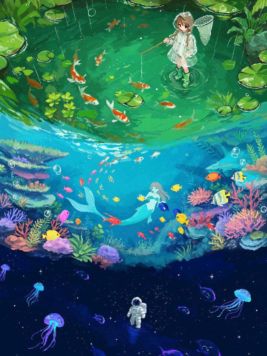 grilledt0fu's tweet photo. 🐡🐟🐠 💚🩵_Tsubaki3 test #PixAITsubakiV3 https://t.co/ETXmLCc0JG