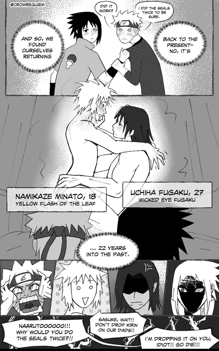 crowrequiem's tweet photo. and so, we found ourselves time travelling...

#narusasu #fugamina https://t.co/HxajREaKrf