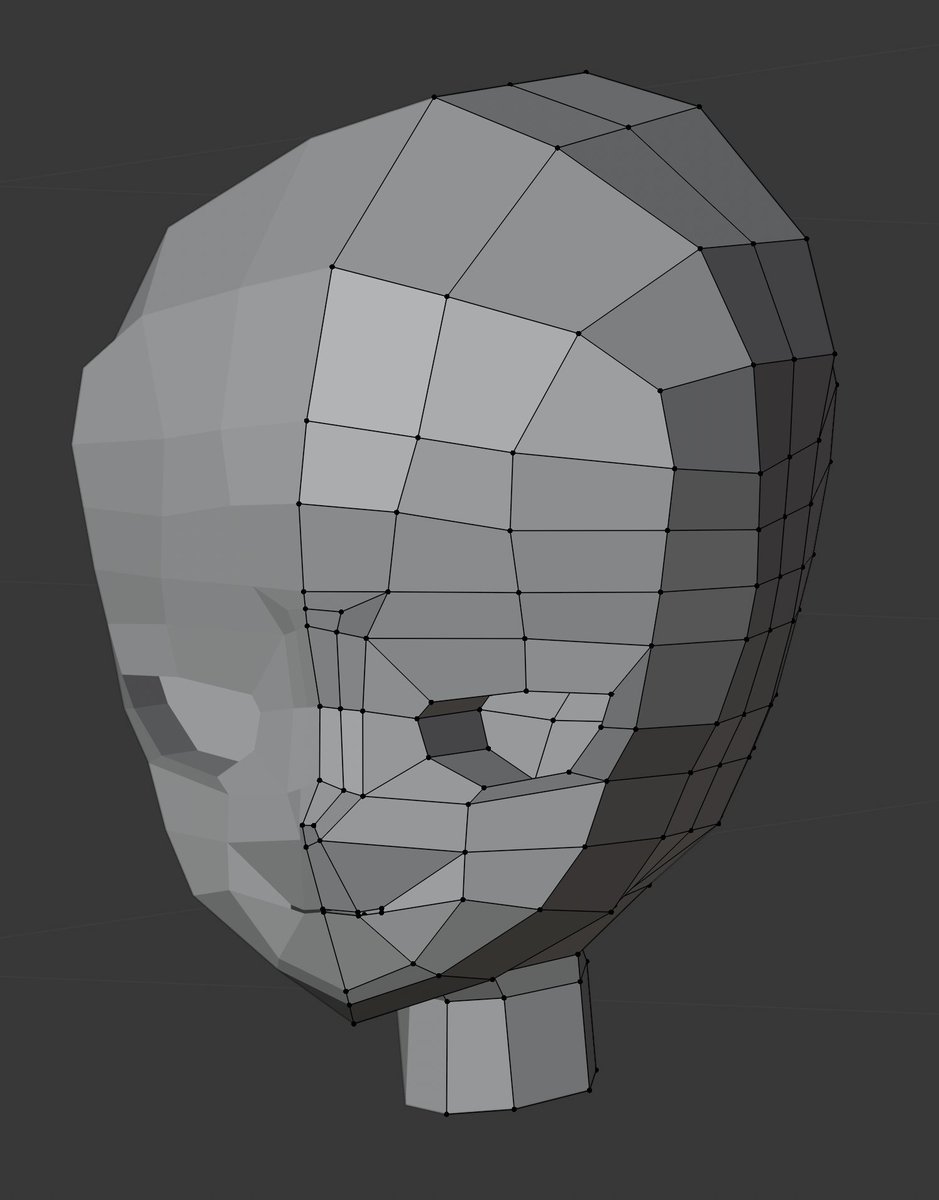 gonzabess1351n's tweet photo. 『Blenderでアニメ絵キャラクターを作ろう！モデリングの巻』、3-7まで。首を装着！
時間がとれないけどゆっくり進む。
#b2d #blender https://t.co/MUXS8xLbkm