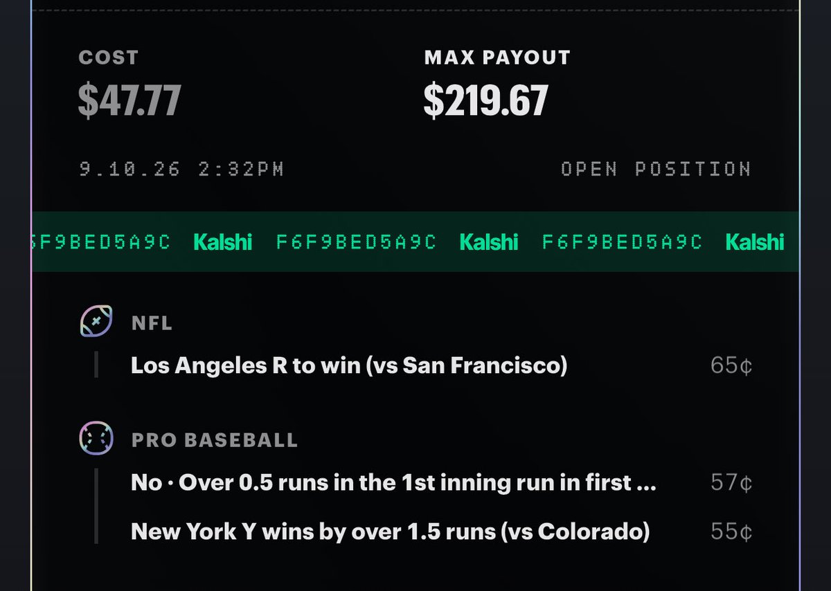 SekciiiPicks's tweet photo. I would hate for you to scroll and miss your chance at(  5x )your money with this simple 3 play banger ‼️ 

0.5 Unit PARLAY 🤑

Rams ML 🆙

New York Run line -1.5 🆙

NRFI CWS vs Pirates 🆙

If we cash I’ll send someone $25 for sending me a dm with the words
 “let’s ride” 🔥

#NFLPredictions #NFL #MLB