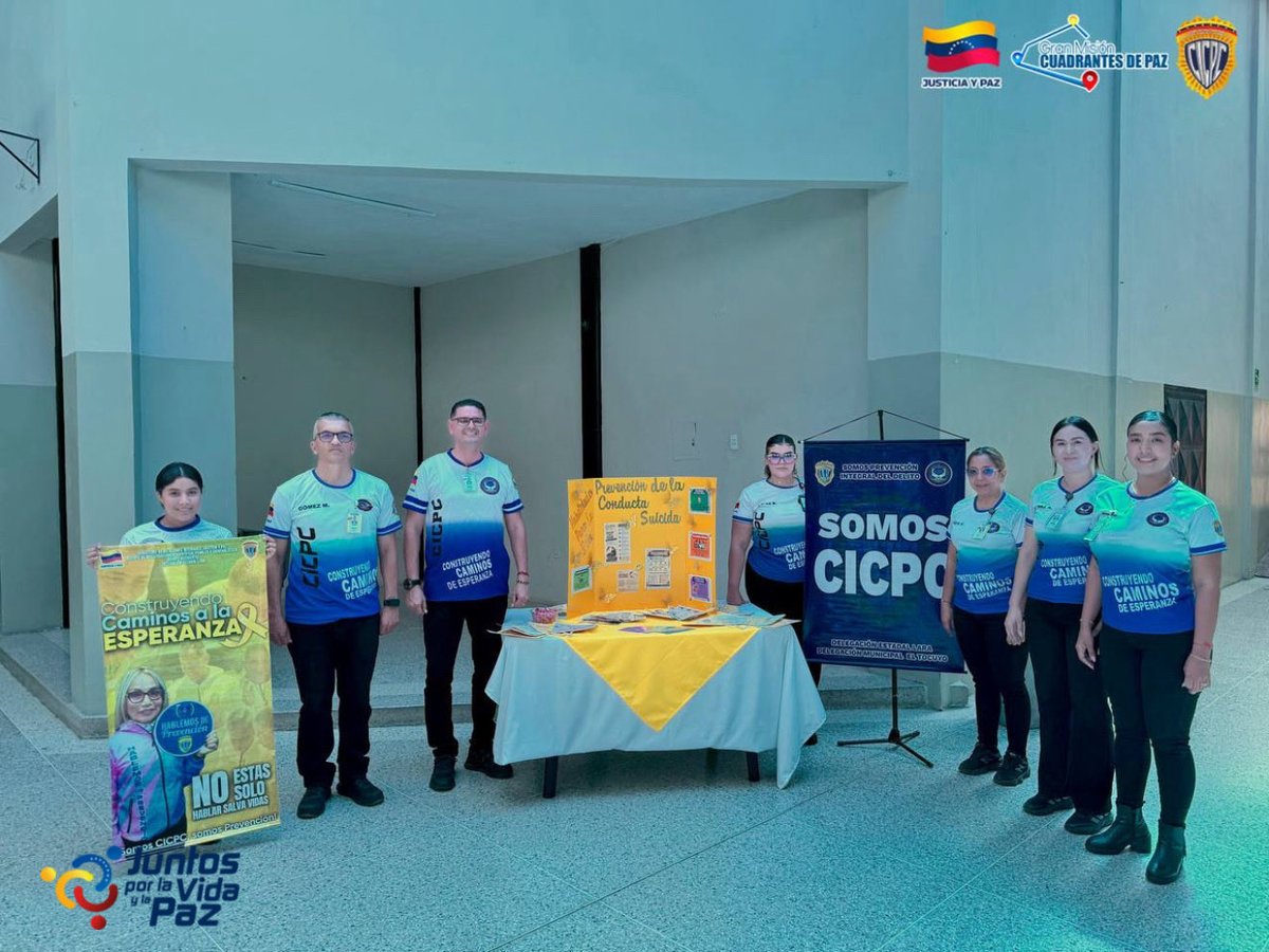 DMELTOCUYO's tweet photo. Bajo la gerencia del C/J Manuel Mogollón, la Delegación Municipal El Tocuyo realizó un abordaje preventivo sobre la prevención de la conducta suicida, orientado por la Comisaria Flor Bravo y el Comisario Mario Gómez. Hablar a tiempo y escuchar sin juzgar salva. ¡Tu vida importa! https://t.co/sYuLH21g8D