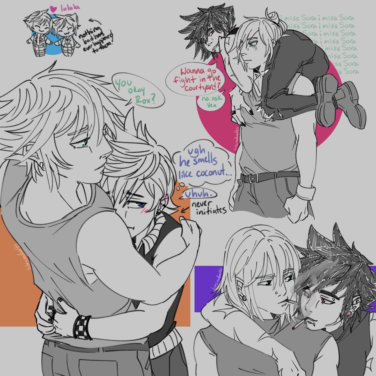bitesizedbeetle's tweet photo. everyone loves riku, and should #vaniku #vanpliku #rikuroku #soriku (but only a crumb) https://t.co/WwXDMyMaKk