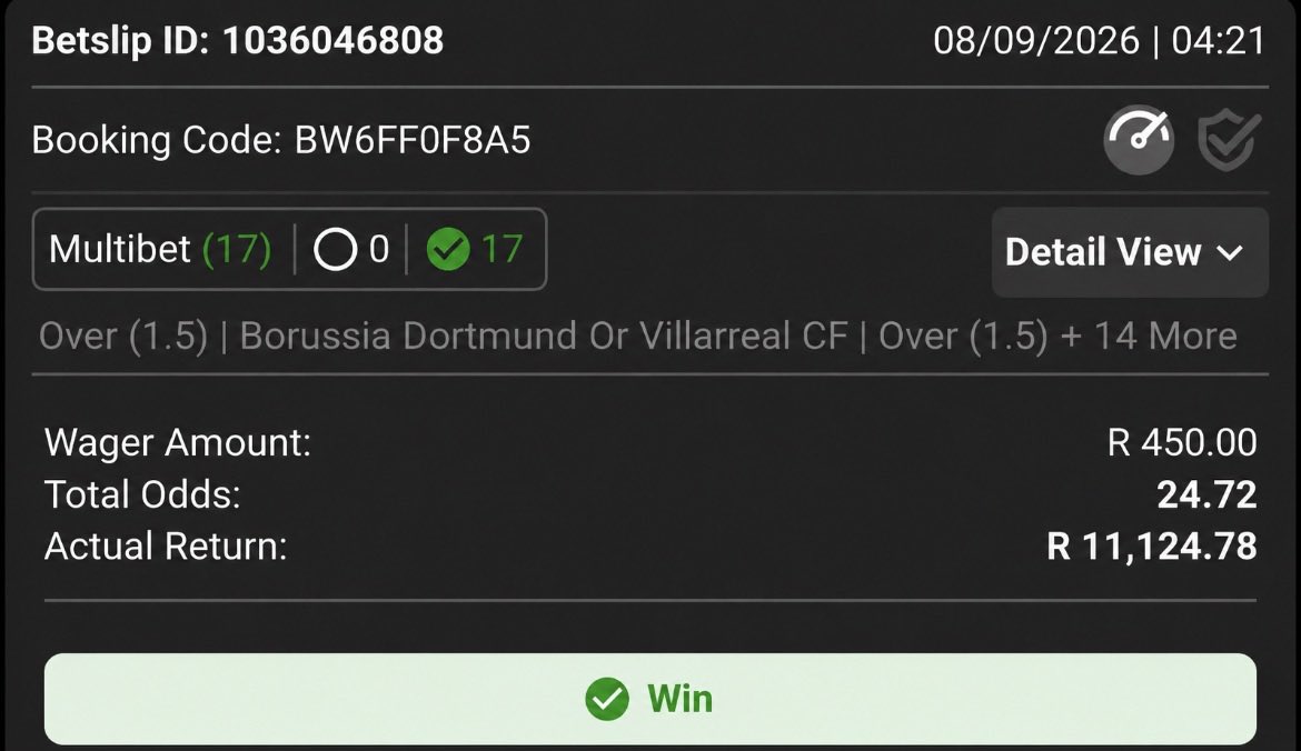 Ziggy_Diver1's tweet photo. WAKE UP FAM!!! 😁💃

24.72 ODDS. BOOOOOOM! 💥💰

17 legs. 17/17 landed. ✅

Not gonna lie, this one had a few heart attack moments but we got it over the line! 🎯

Congratulations to the 3028 people who followed. 🥳🍾

LONGSHOT CASHED. 🤑🔥 https://t.co/Qk6JzcsSFY