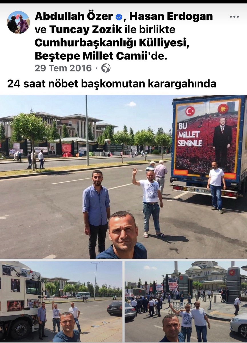 abdullahozer1's tweet photo. Alana girişte  güvenliğin üst seviyede ve  bu kadar  milletin içinde sizleri karşilamama bile izin vermeyen korumalarınız kimden emir alıyor sayın başkanım @RTErdogan Kimi kimden koruyorlar ? 15 Tenmuz hain darbe sabahı külliyenin önünde nöbette 18 metre tırı 13 gün boyunca hiç görmedilermi ?@korumadb @tcbestepe