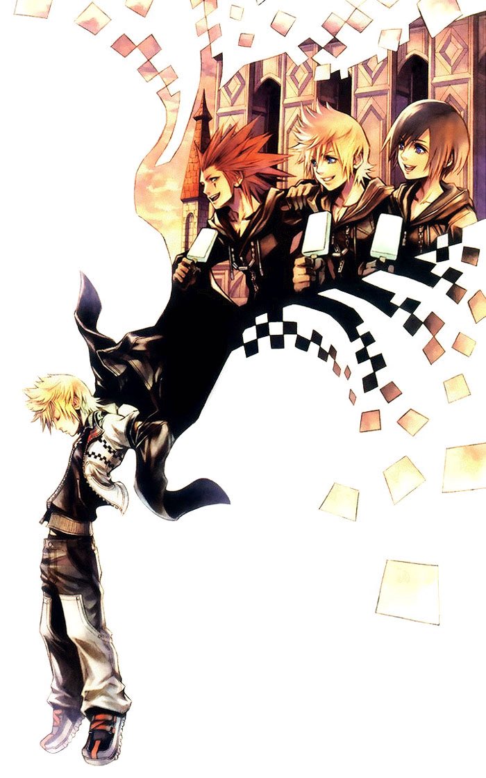 SaveLoaded's tweet photo. Kingdom Hearts 358/2 Days Artwork | Nintendo DS (2009)

Artist: Tetsuya Nomura https://t.co/Xr804IGB7P