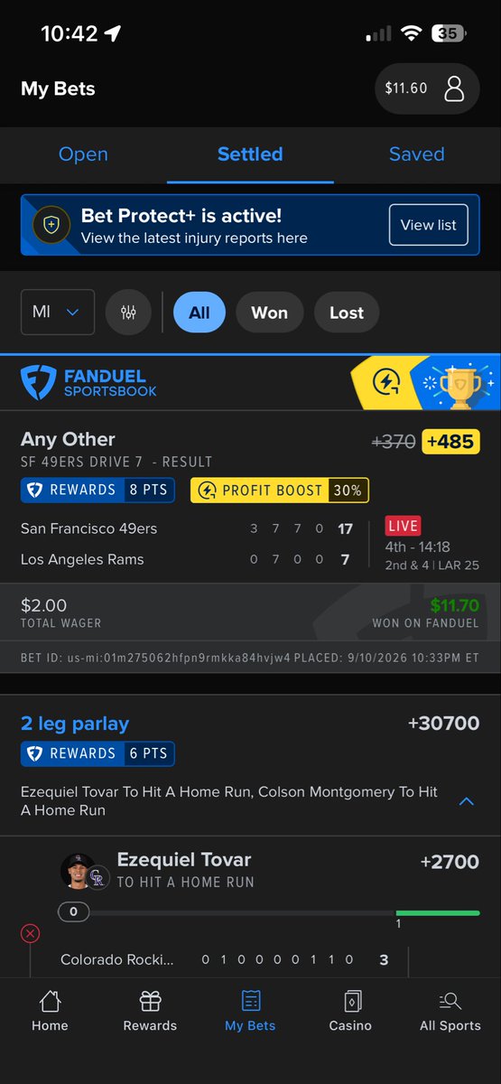 _SkyPriority's tweet photo. @mrcoolguy45 @FanDuelSports @FanDuel It says if the clock runs out, it settles as a any other. https://t.co/kt7FH3nU0u