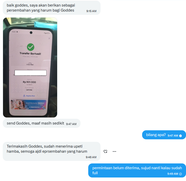 MechaaPrincess's tweet photo. Kalau mau diberi atensi itu begini ya anjing tolol, jangan kebnayakan tanya, jangan tololnya dipelihara, tapi beginipun sujud nya belum diterima, haha, harusnya dia berikan 50 % dari penghasilan nya, tapi ini masih awal, tidak masalah https://t.co/gLx0yHIp4X