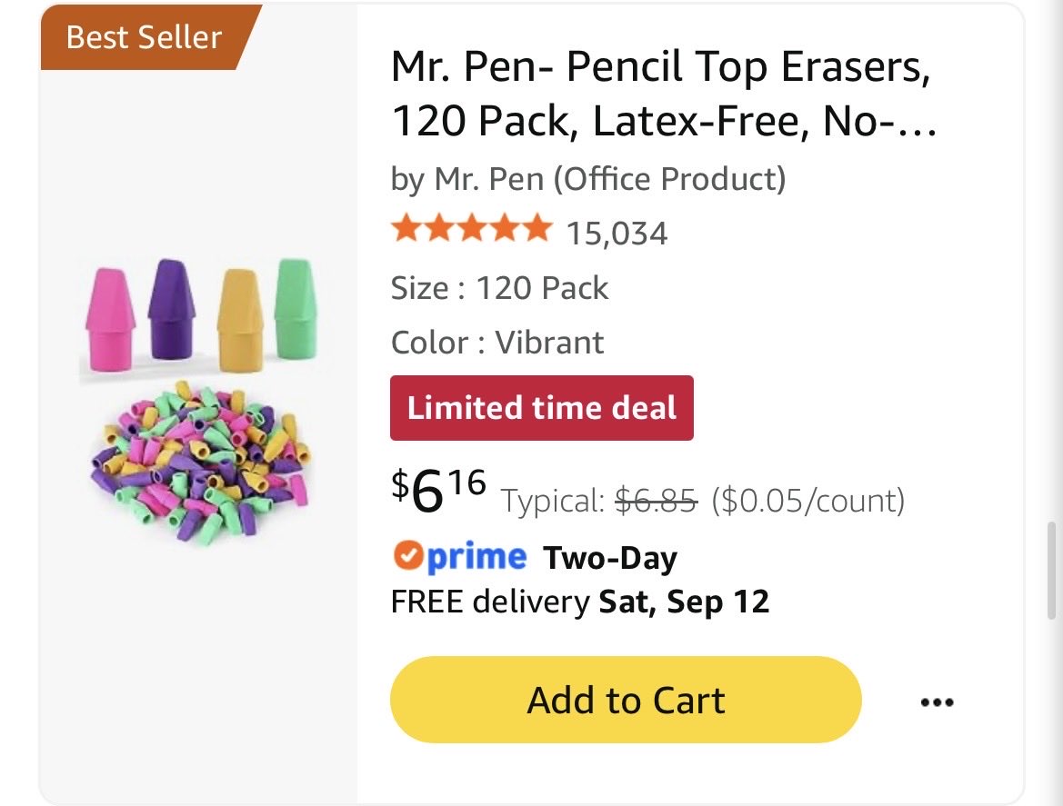 Classroom_Bound's tweet photo. Pencils, erasers, glue, crayons, colored pencils and highlighters may seem small but they’re the supplies my students reach for every single day. 
Having extras in the classroom means everyone can participate, even if they don’t have what they need that day.

https://t.co/kfPRtdAFtT

#cleartheslist #Teachersof𝕏 #middleschool