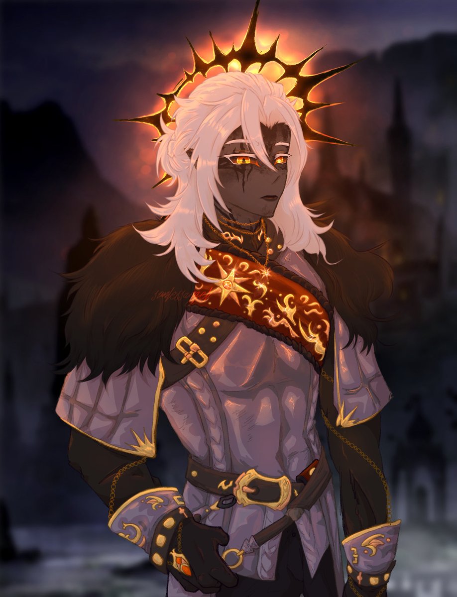 sunlessangel's tweet photo. my art with hints of red ❤️
it’s not often that i pick up the tablet anymore, but this still seemed like a lil fun thing to do <3 https://t.co/uhSwyv6irH