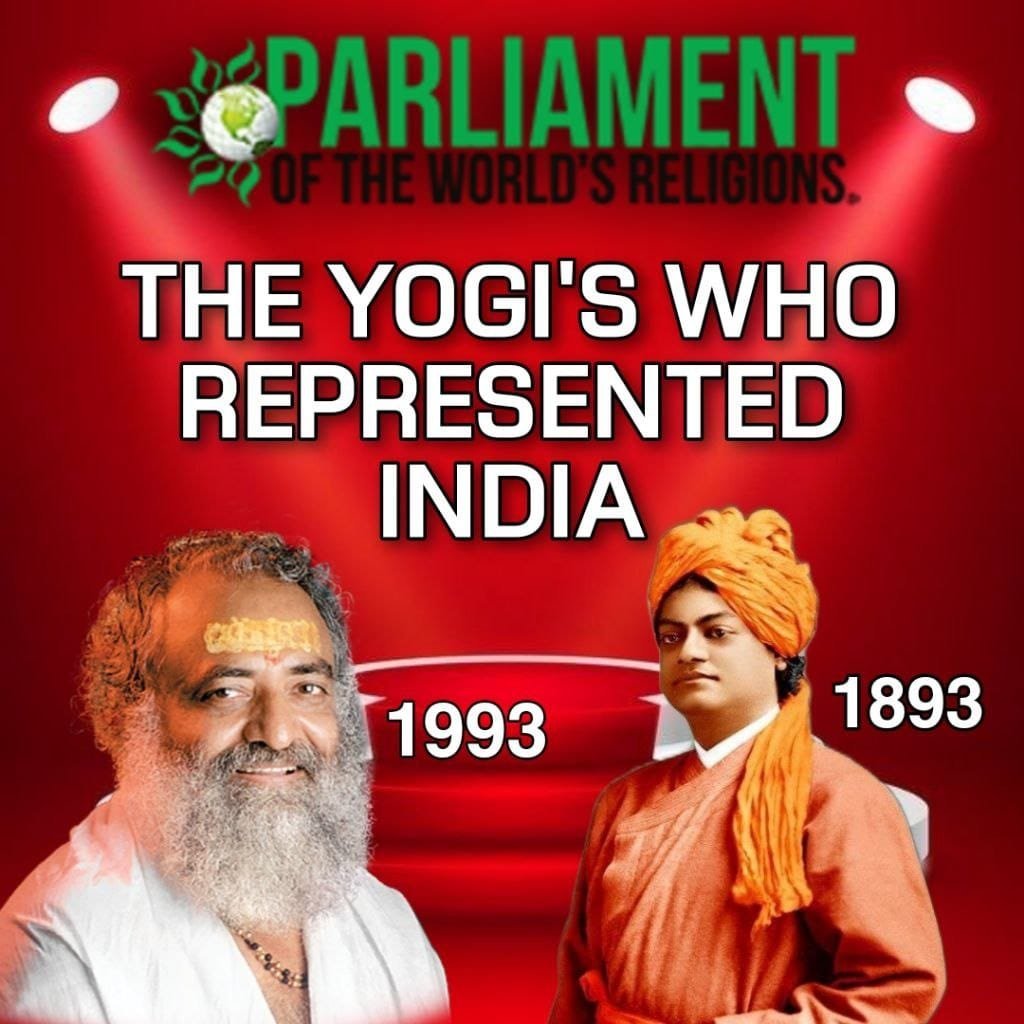itsmamtatwt's tweet photo. Today, at the behest of Christian missionaries and MNCs, Sant Shri Asharamji Bapu—who devoted his entire life to the upliftment of Hindu culture and, exactly 100 years after Swami Vivekanand, hoisted the flag of Sanatan Dharma at the 1993 Parliament of the World's Religions in Chicago—is being maligned by the media.  
#ParliamentOfWorldsReligions