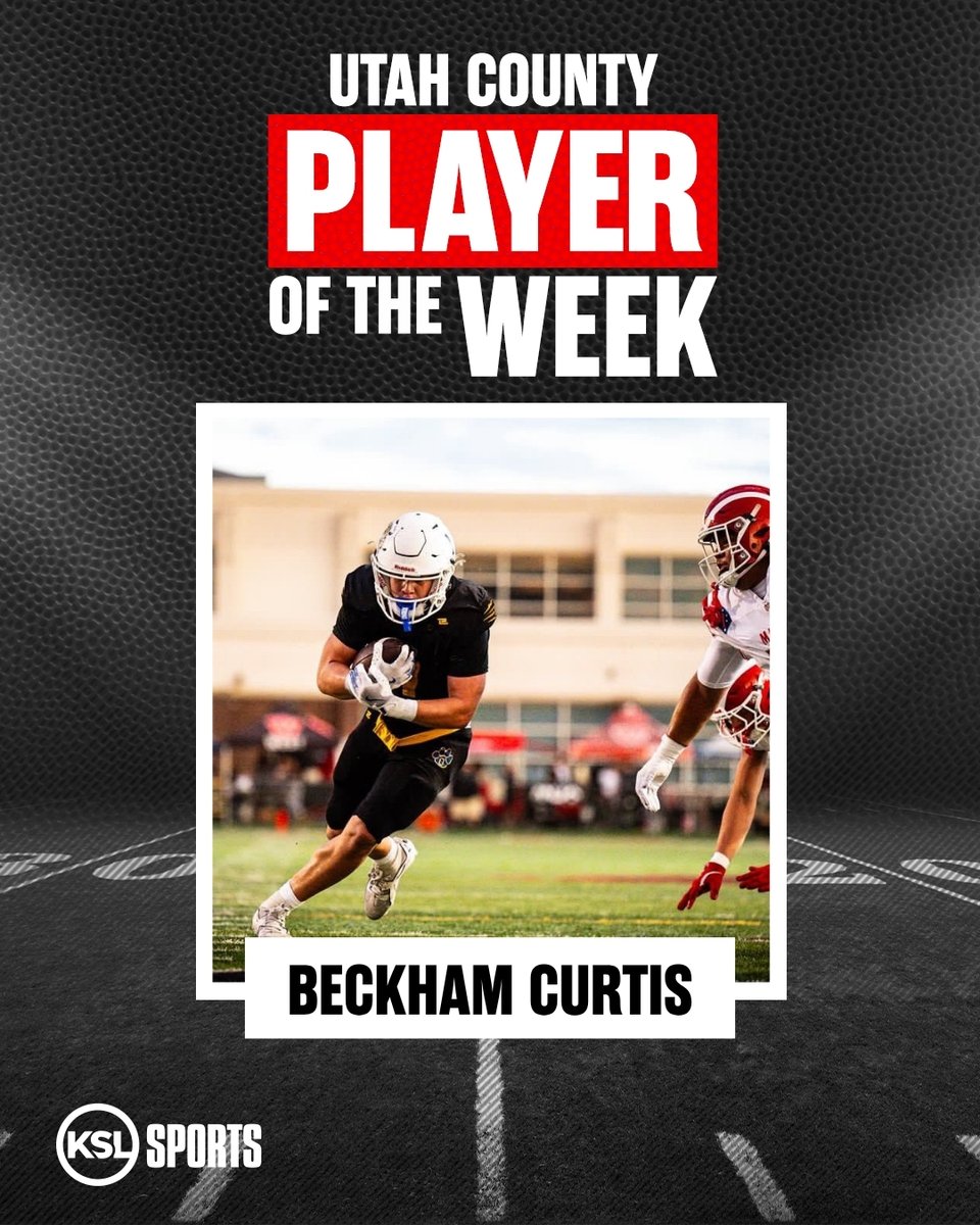 kslsports's tweet photo. Congrats, Beckham π
@OremTigerFball https://t.co/dUix70dT3M