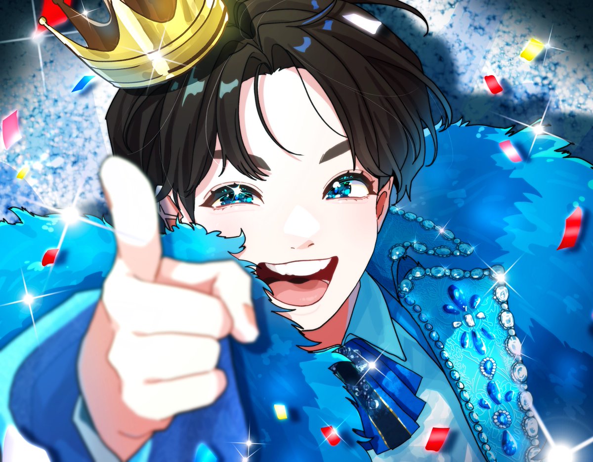 knms_wow_wow's tweet photo. #みるきーずお絵描き部
#しおざきだいち誕生日
👑たくさんの幸せが降り注ぎますように！ https://t.co/r2rvtYSlPv