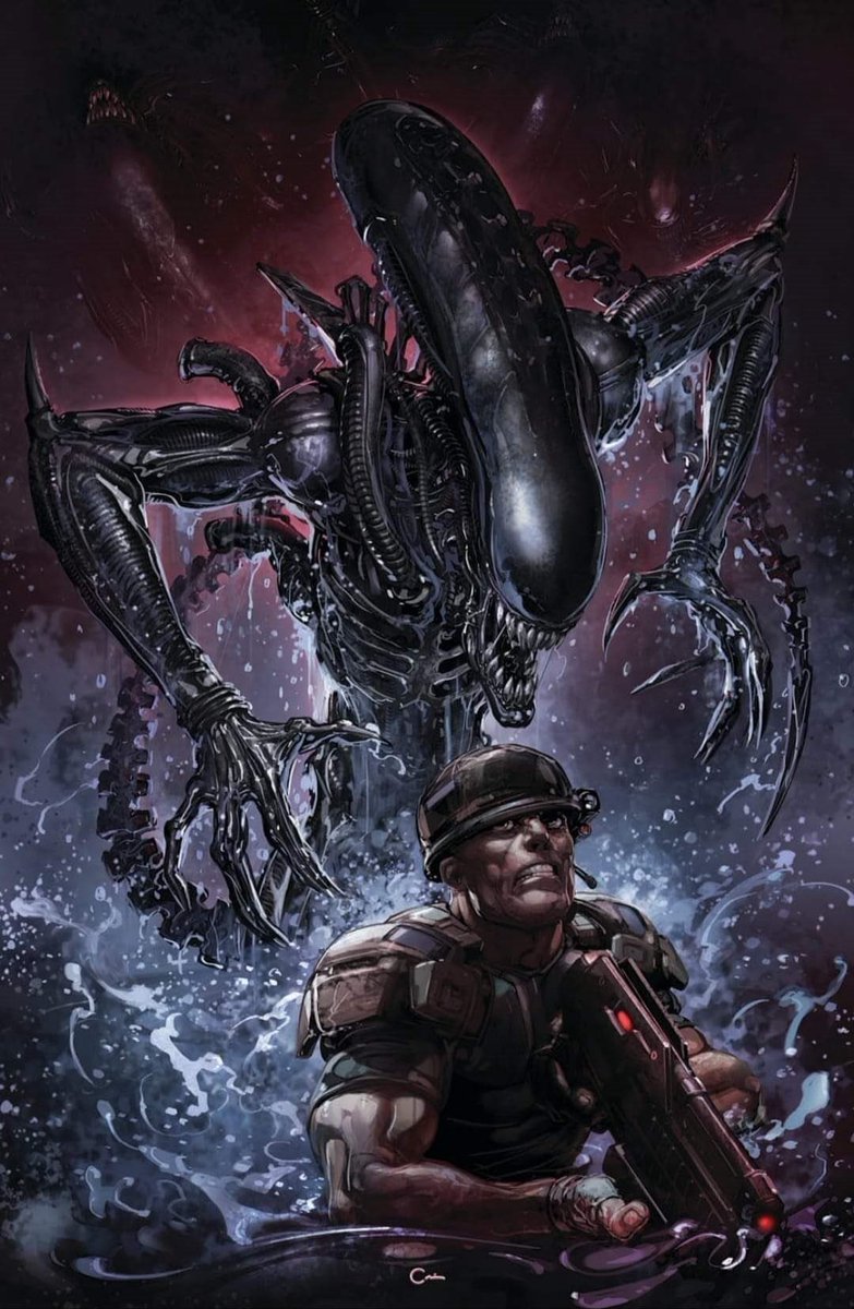 Alien_Theory's tweet photo. Art by Clayton Crain (Alien: Bloodlines issue #1 variant cover) https://t.co/p5NpEWW66M