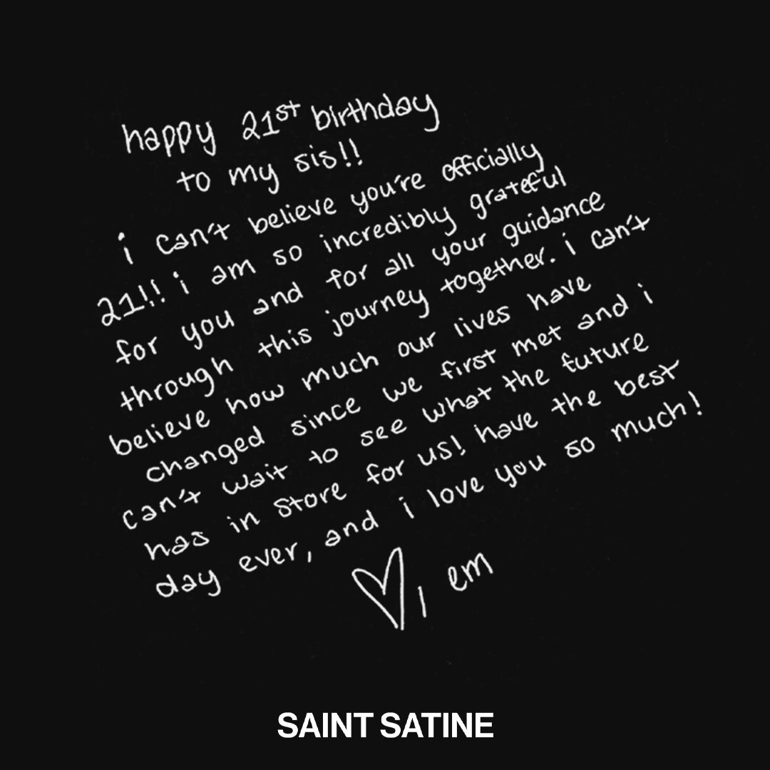SAINT_SBASE's tweet photo. Today is Samara’s birthday! Emily and Sakura have shared birthday letters for her to celebrate the occasion.

#SAINTSATINE https://t.co/YFTPqPf5IJ