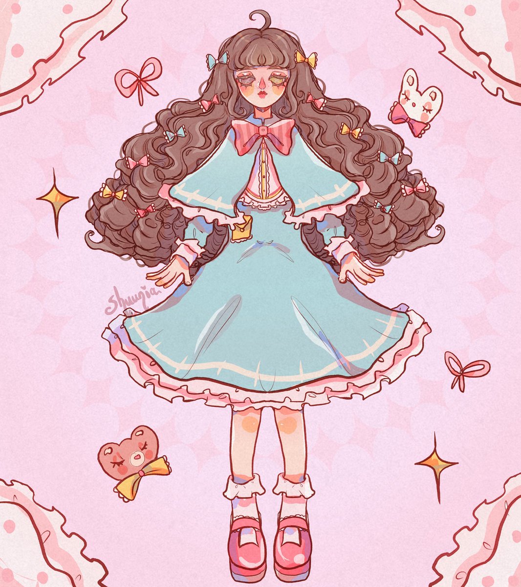 Shuuniia's tweet photo. @MerciLysss Hello! I’m a digital and a traditional artist but I would like to start doing commissions with my digital work mainly, here are some of my works, u can check out my profile for more💖🎀 also thank you for posting this https://t.co/7JIkmghoRu
