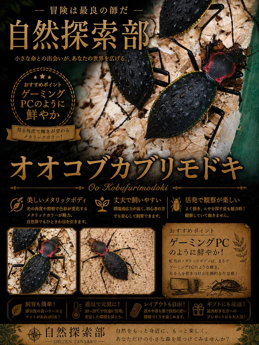 カブリモドキ　飼育交雑個体③ 自然探索部@9/13 EXPO on X: 