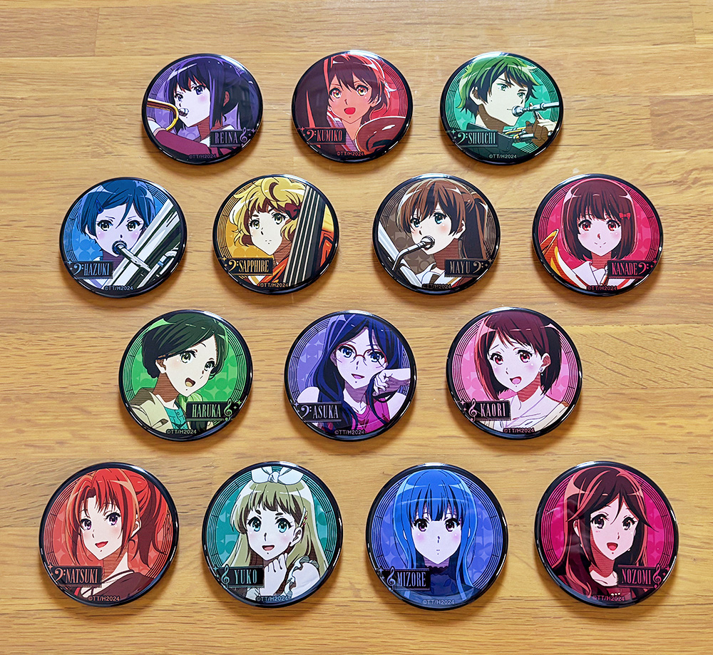 anime_eupho's tweet photo. 🎺劇場グッズ🎺

上映劇場(一部除く)にて本日発売✨
描き下ろしイラストを使用したグッズも発売！
映画館でぜひチェックしてみてください！

🔻詳しくはこちら
https://t.co/blvVzP8Ypo

#ユーフォ最終楽章 後編 本日公開🎬
#anime_eupho https://t.co/nuaN8Z5GcO