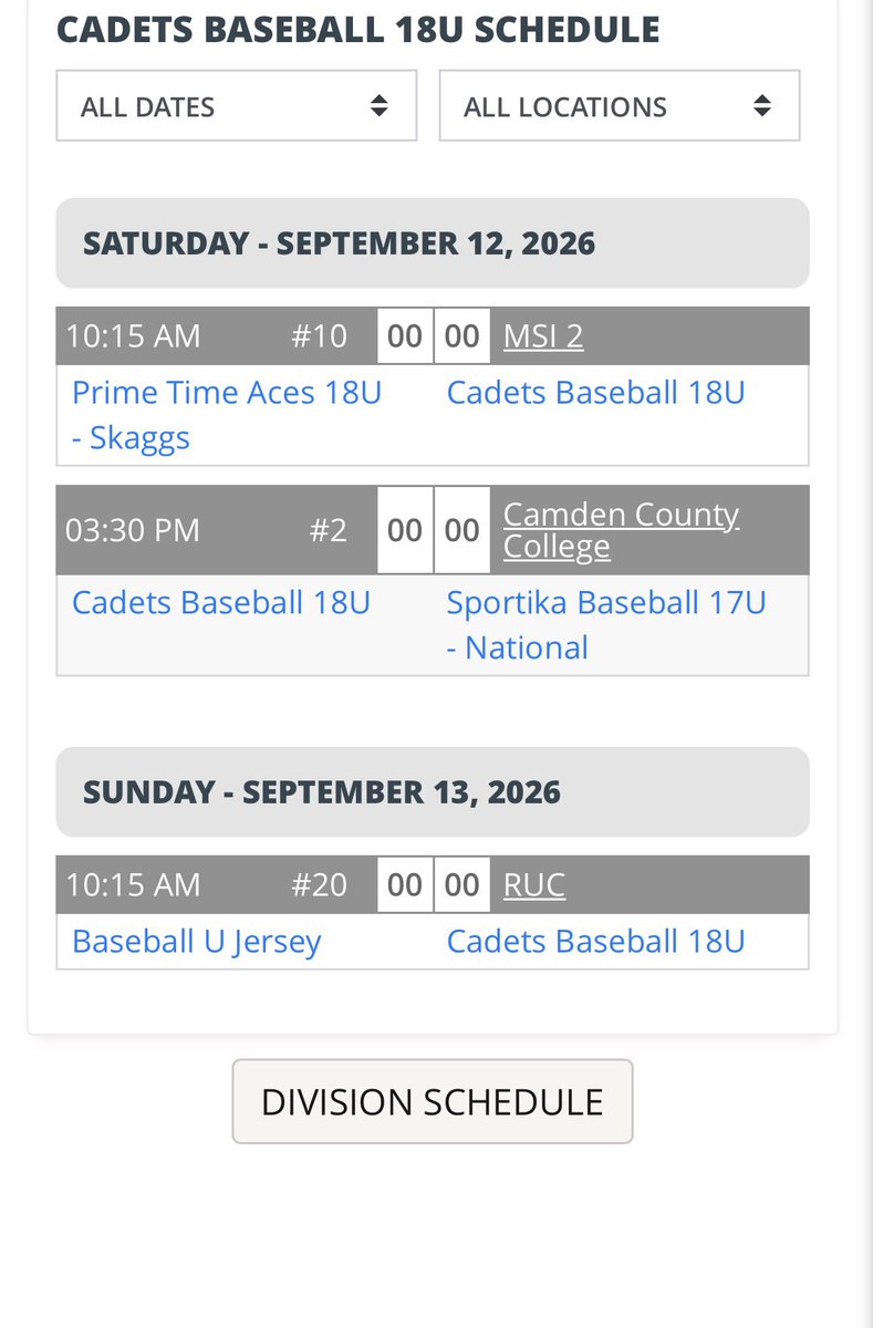 samwilk28's tweet photo. My schedule for this weekend for the prospect select Philadelphia classic  Class: 2028   Height:  5’9      Weight:  180lbs Position: C R/R  
Exit Velocity: 94
Avg exit velo : 87
Catcher Velo: 80 Mph
Pop Time : 1.95
GPA: 3.5 60 yard dash: 7.3
410-300-6636
Samwilk494@gmail.com https://t.co/Az2LbarL9p