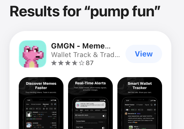 DegenerateNews's tweet photo. NEW: @Pumpfun APP MISSING FROM U.S. @AppStore https://t.co/kb7bnNgUNF