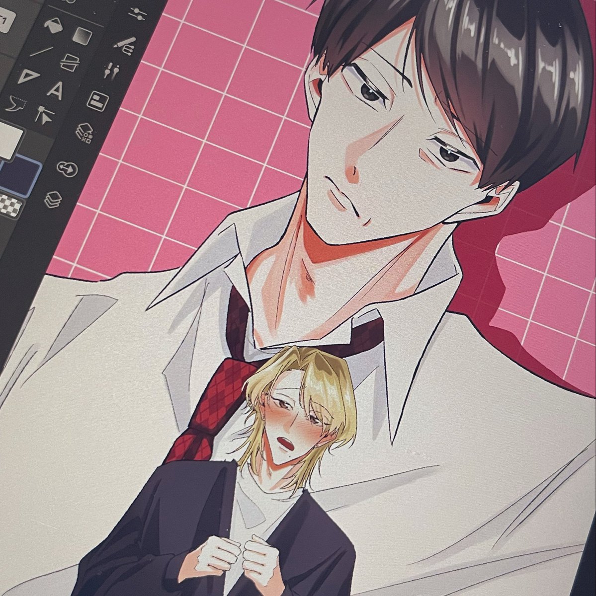 wiis00's tweet photo. 同人誌っぽく、、、むずい、
#恋愛初心者イズミ君 https://t.co/pvPcy9LL81