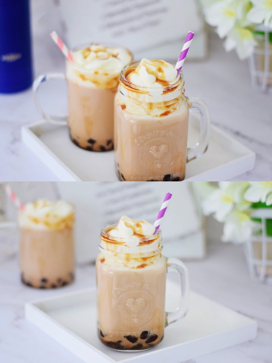 fells351012's tweet photo. Had to run a quick errand today, came back to find my partner had left their messy socks on the couch and made my favorite milk tea — can’t stay mad for long https://t.co/icLUJUBeQH