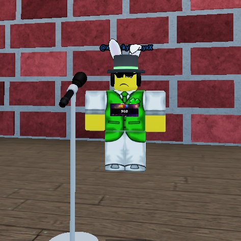 alephnullify's tweet photo. this is me being a stupid dumb pathetic comedian that got thrown off stage ....Thanks roblox talent show https://t.co/nU3ofjywjx