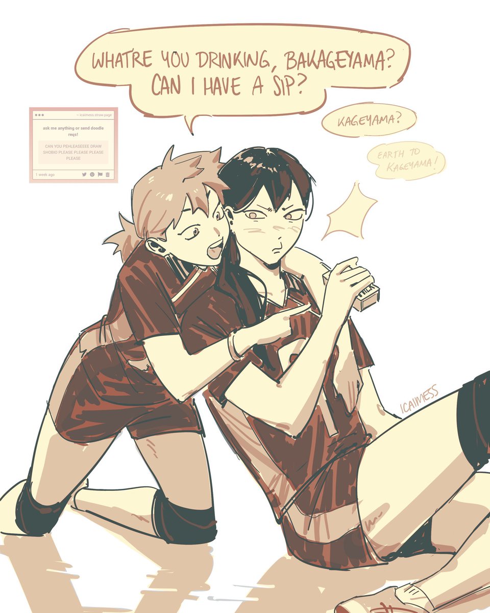 icaimess's tweet photo. happy kagehina day!!!! (repost) https://t.co/Mafw9WpetW
